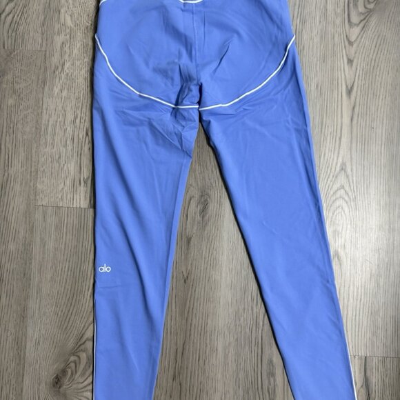 ALO Yoga Airbrush Hearthrob Leggings And Sports Bra Set Blue - Picture 6 of 7